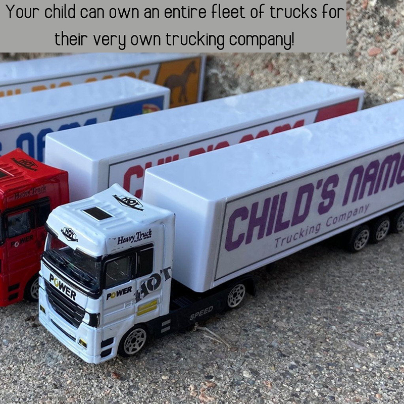 Personalized Color Toy Truck | CWToy14