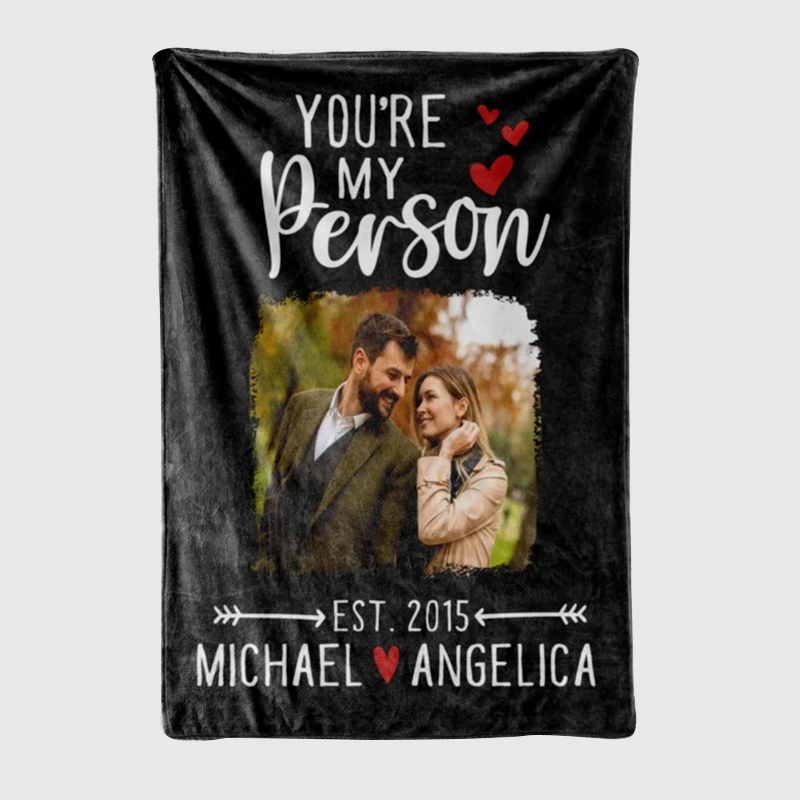 Personalized Anniversary Blanket for Comfort & Unique | BKAN012
