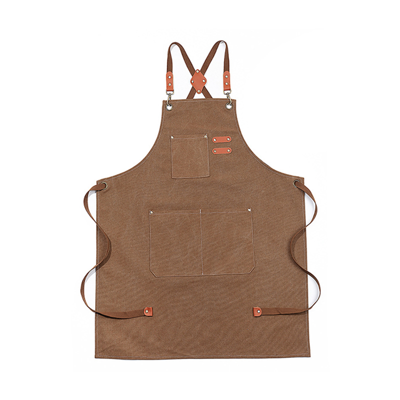 Personalized Name on Canvas Apron with Pockets for Unisex Adult | Apro