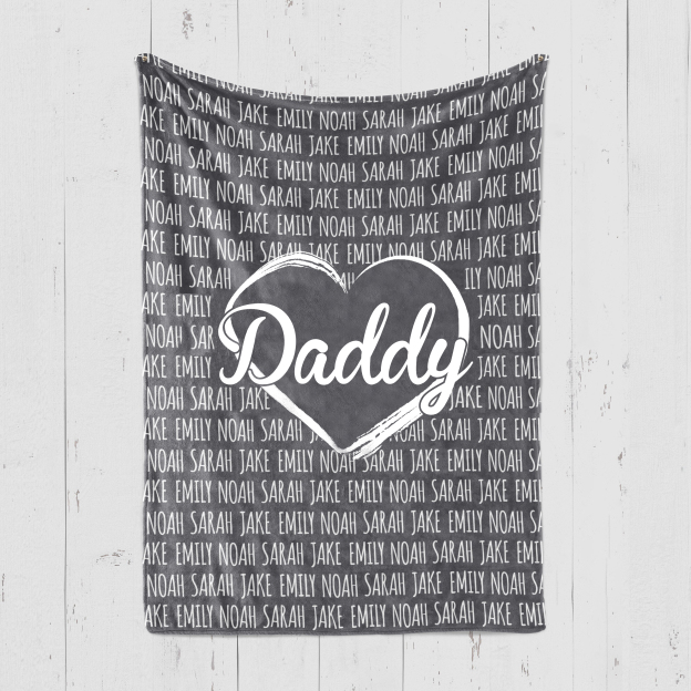 Personalized Family Name Blanket for Comfort & Unique | BKName10