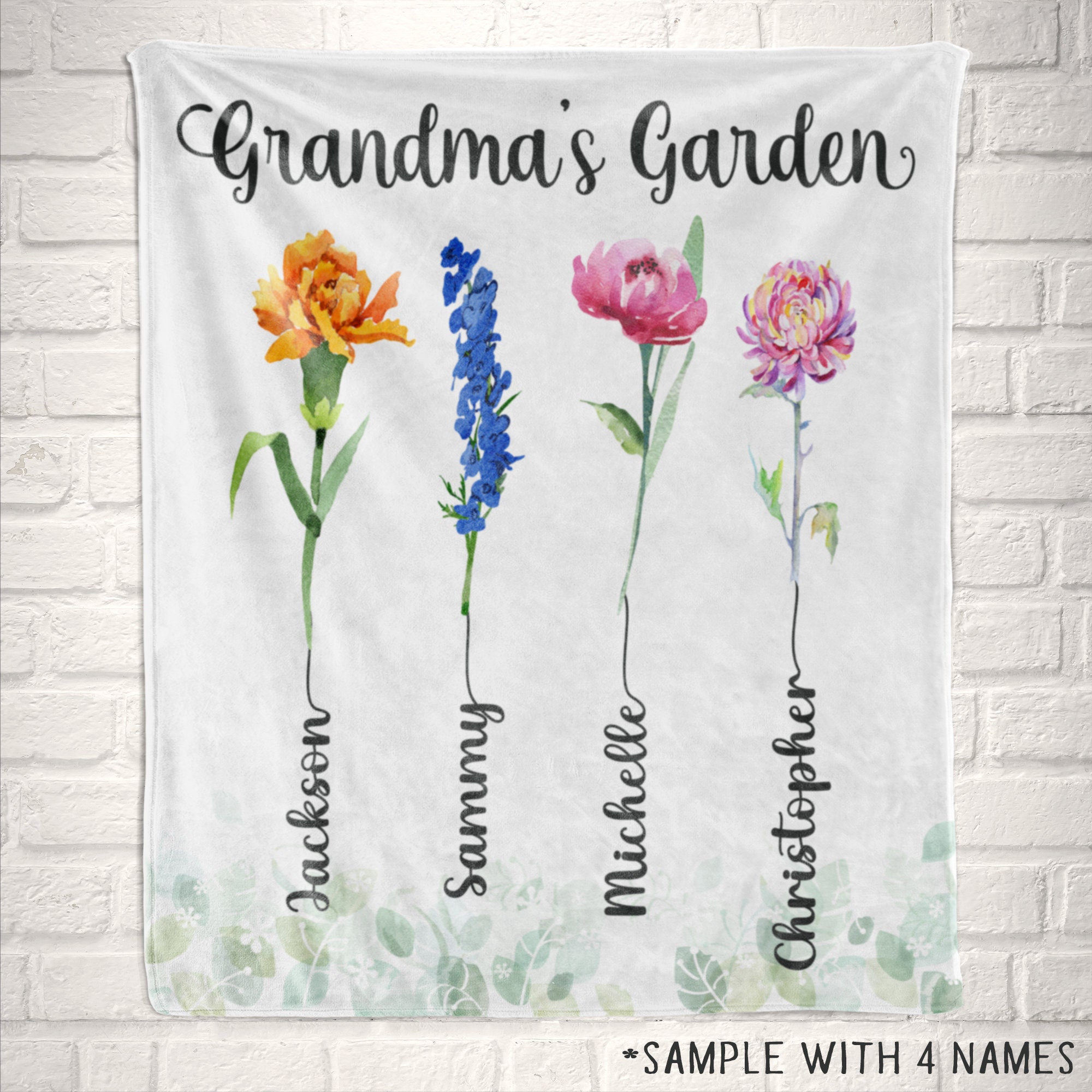 Personalized Family Name Blanket for Comfort & Unique | BKName09