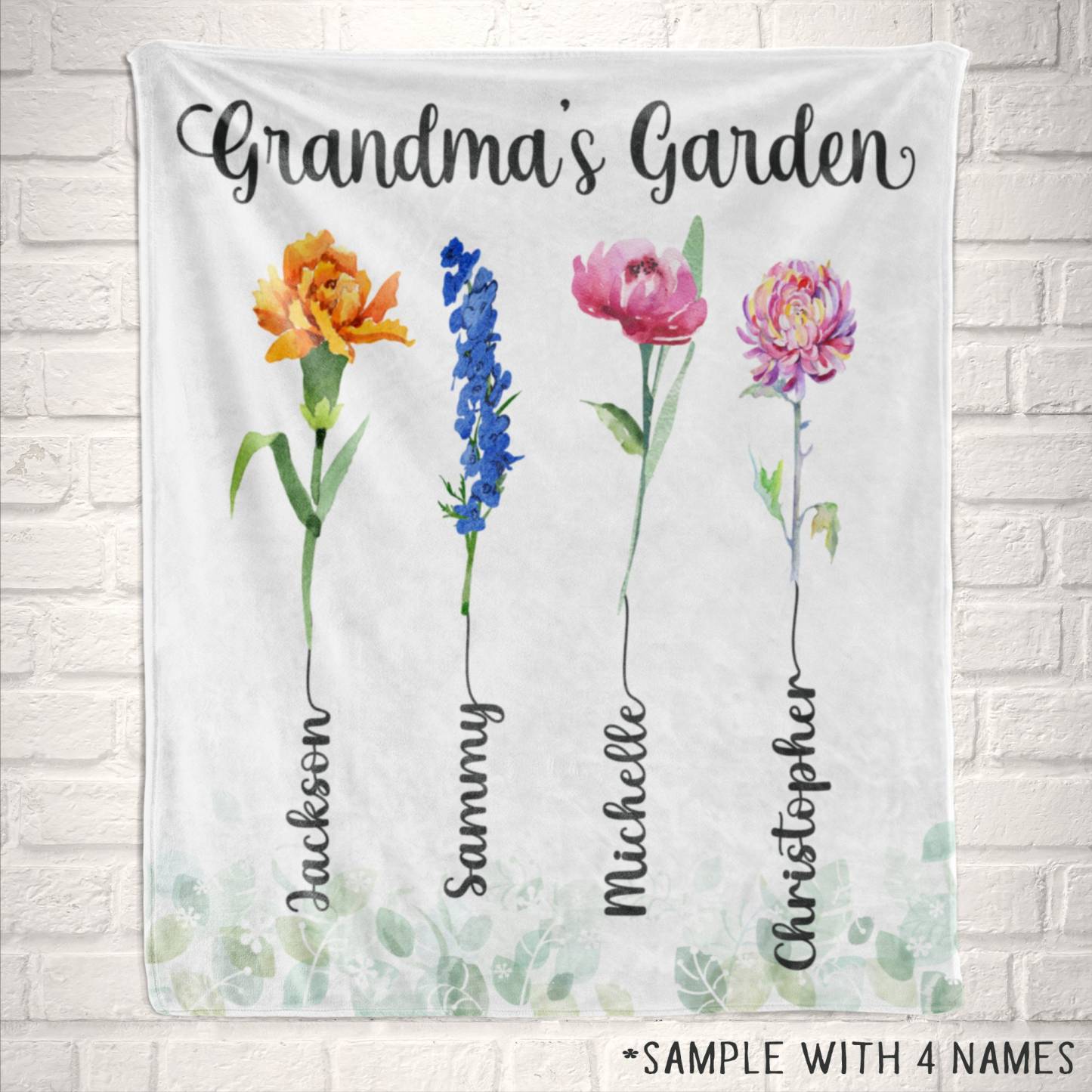 Personalized Family Name Blanket for Comfort & Unique | BKName09