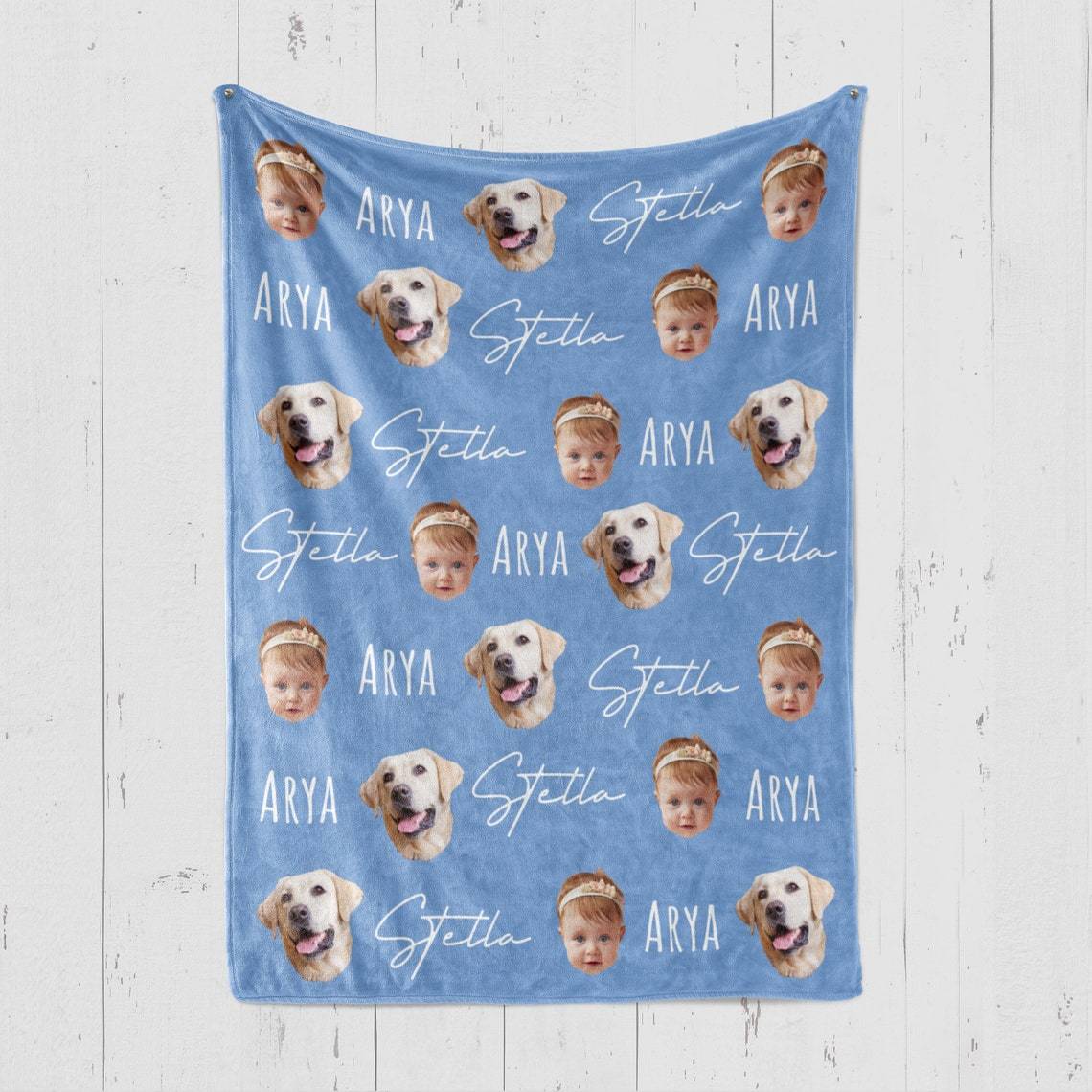 Personalized Funny Face Blanket for Comfort & Unique | BKFace01