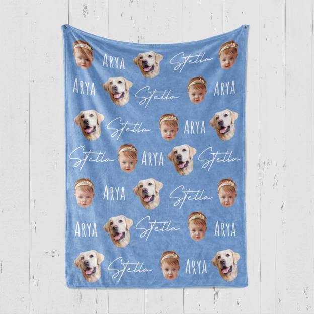 Personalized Funny Face Blanket for Comfort & Unique | BKFace01