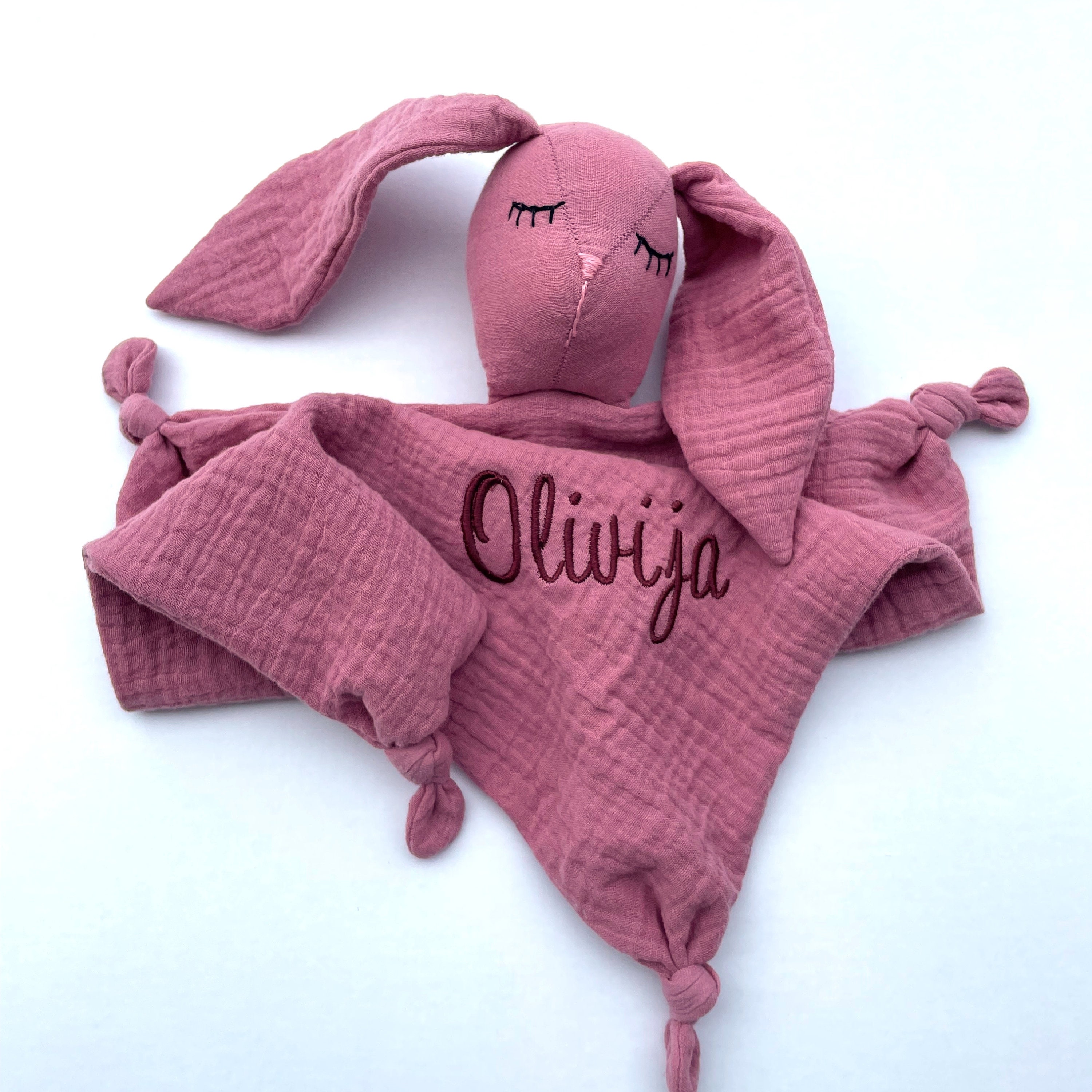 Personalized Baby Embroidery Comforter Sleep Toy | CWToy03