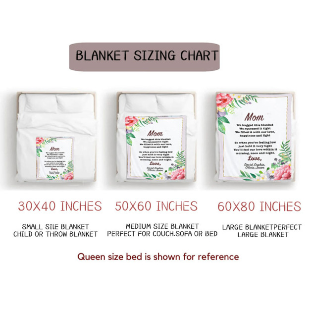 Personalized Love Letter Blanket for Comfort & Unique | BKletter03