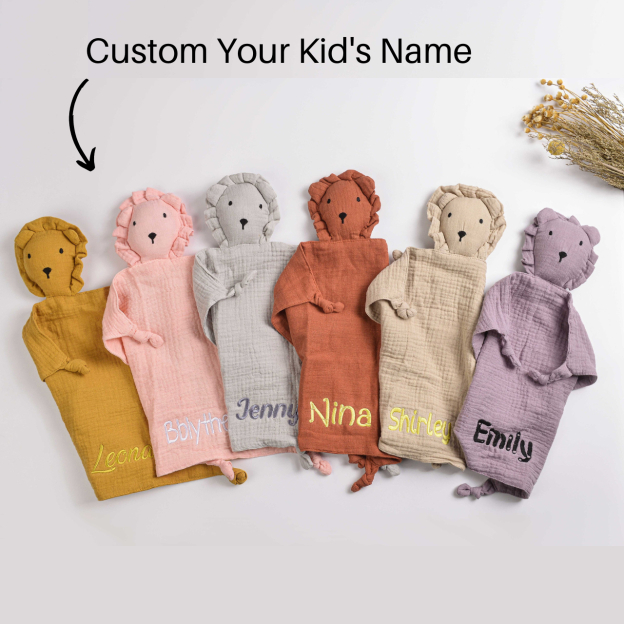 Personalized Baby Embroidery Comforter Sleep Toy | CWToy02