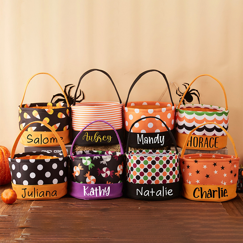 Personalized Name Halloween Bucket | CWHalloween01