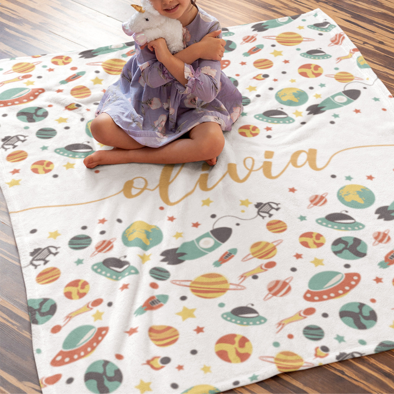 Personalized Lovely Kid Blanket for Comfort & Unique | BKKid47