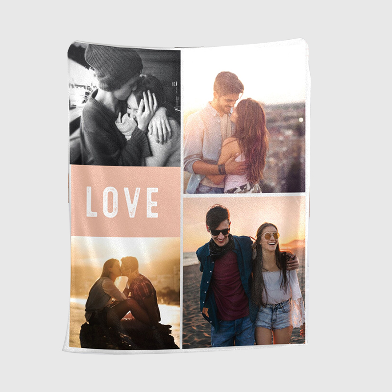 Personalized Memorial Photo Blanket for Comfort & Unique | BKphoto10