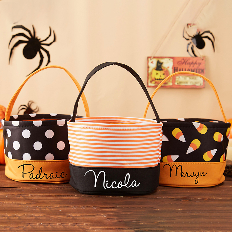 Personalized Name Halloween Bucket | CWHalloween01