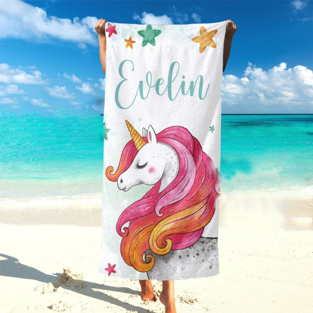 Personalized Lovely Kid Towel for Summer & Beach | CWTowel11