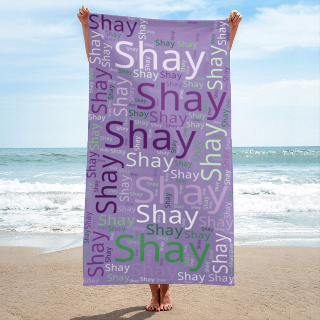 Personalized Lovely Kid Towel for Summer & Beach | CWTowel18