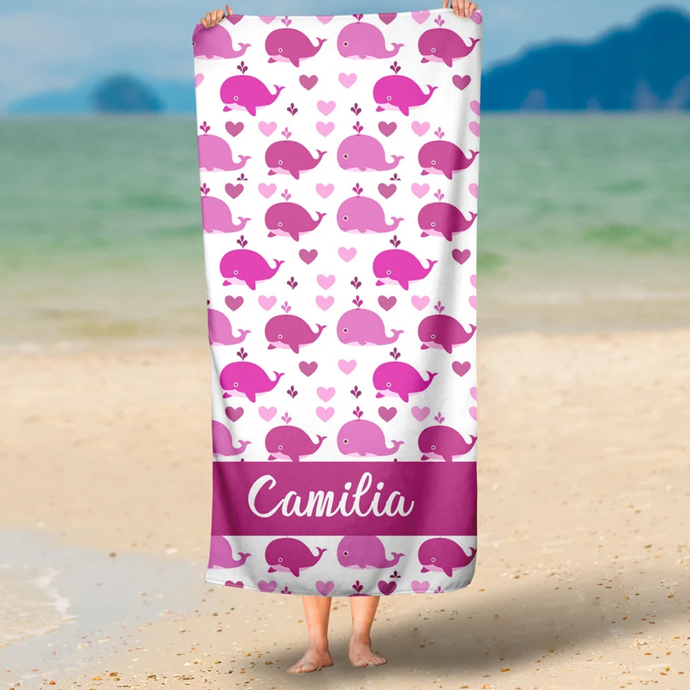 Personalized Lovely Kid Towel for Summer & Beach | CWTowel24