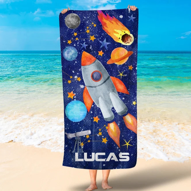 Personalized Lovely Kid Towel for Summer & Beach | CWTowel45