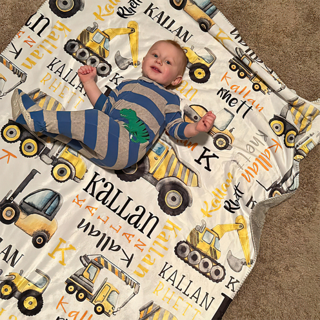 Personalized Lovely Kid Blanket for Comfort & Unique | BKKid80