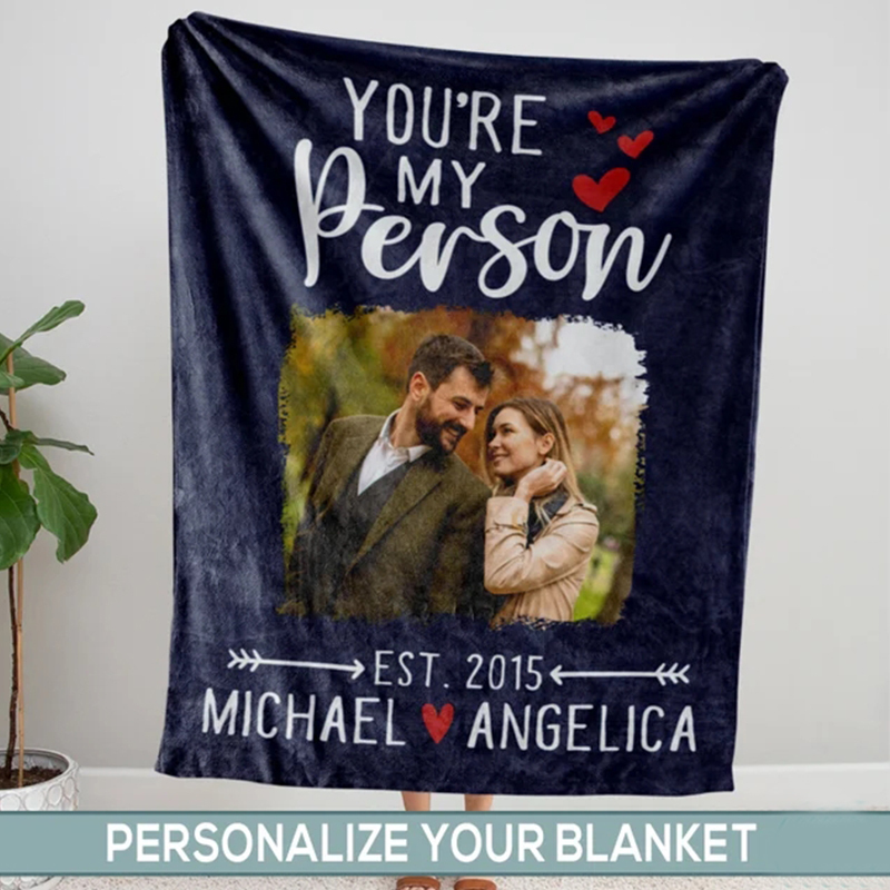 Personalized Anniversary Blanket for Comfort & Unique | BKAN012