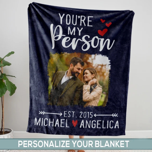 Personalized Anniversary Blanket for Comfort & Unique | BKAN012