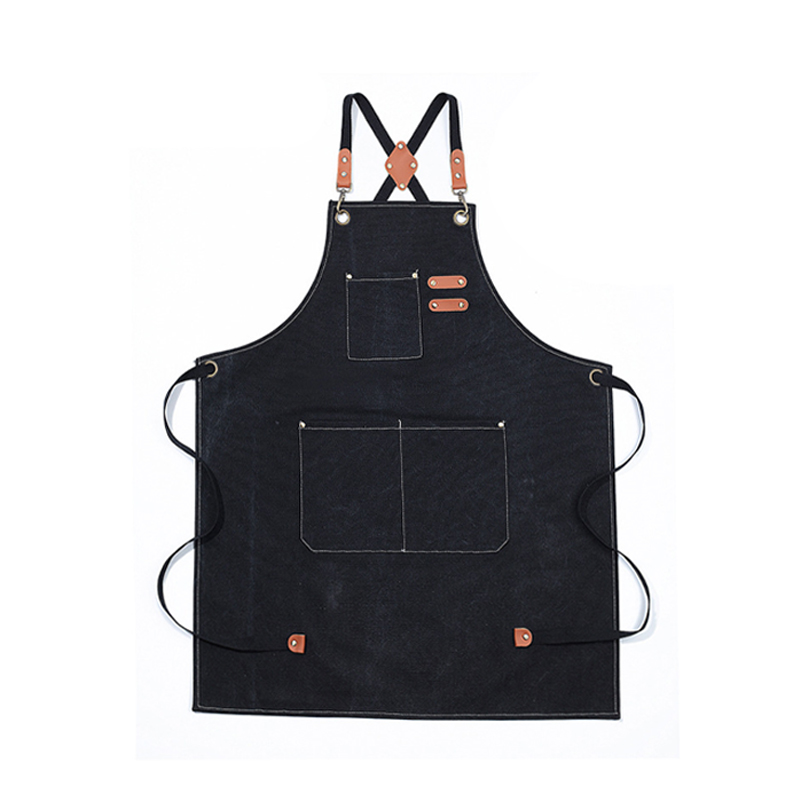 Personalized Name on Canvas Apron with Pockets for Unisex Adult | Apro