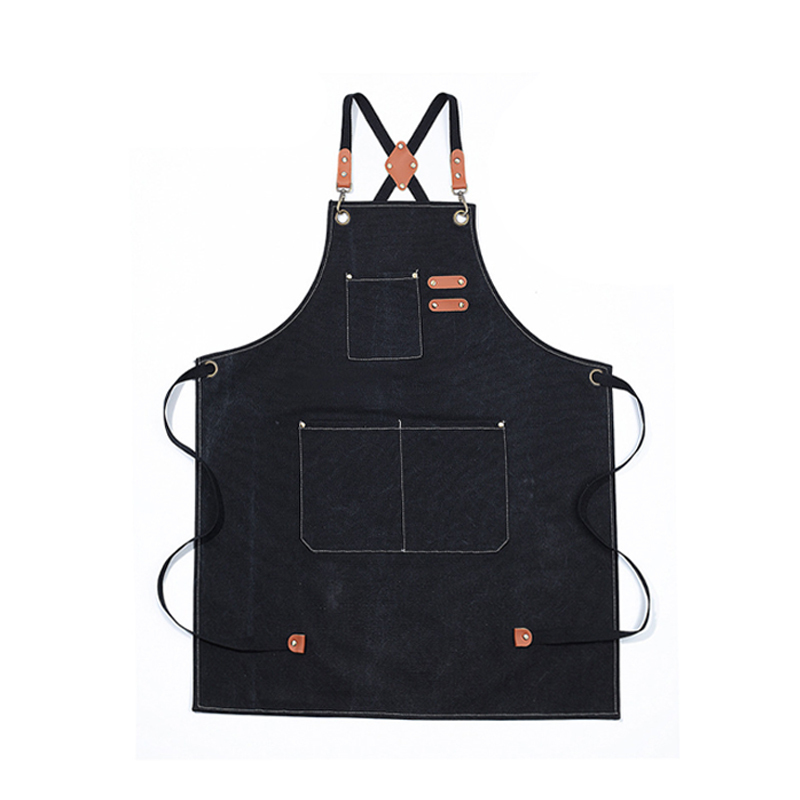 Personalized Name on Canvas Apron with Pockets for Unisex Adult | Apro