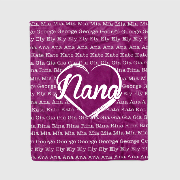 Personalized Family Name Blanket for Comfort & Unique | BKName10