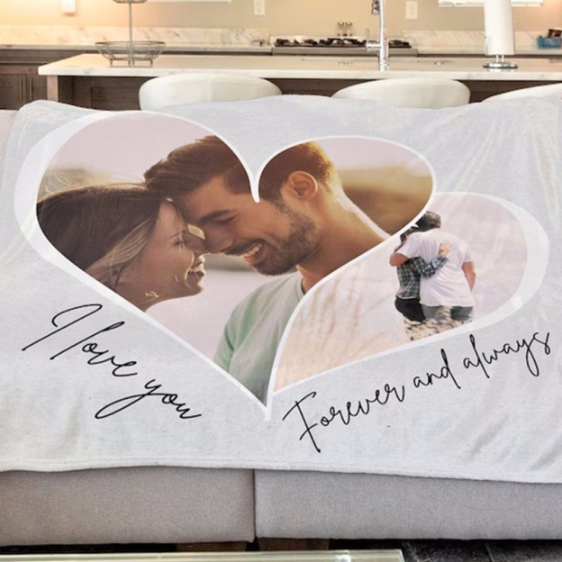Personalized Memorial Photo Blanket for Comfort & Unique | BKphoto17