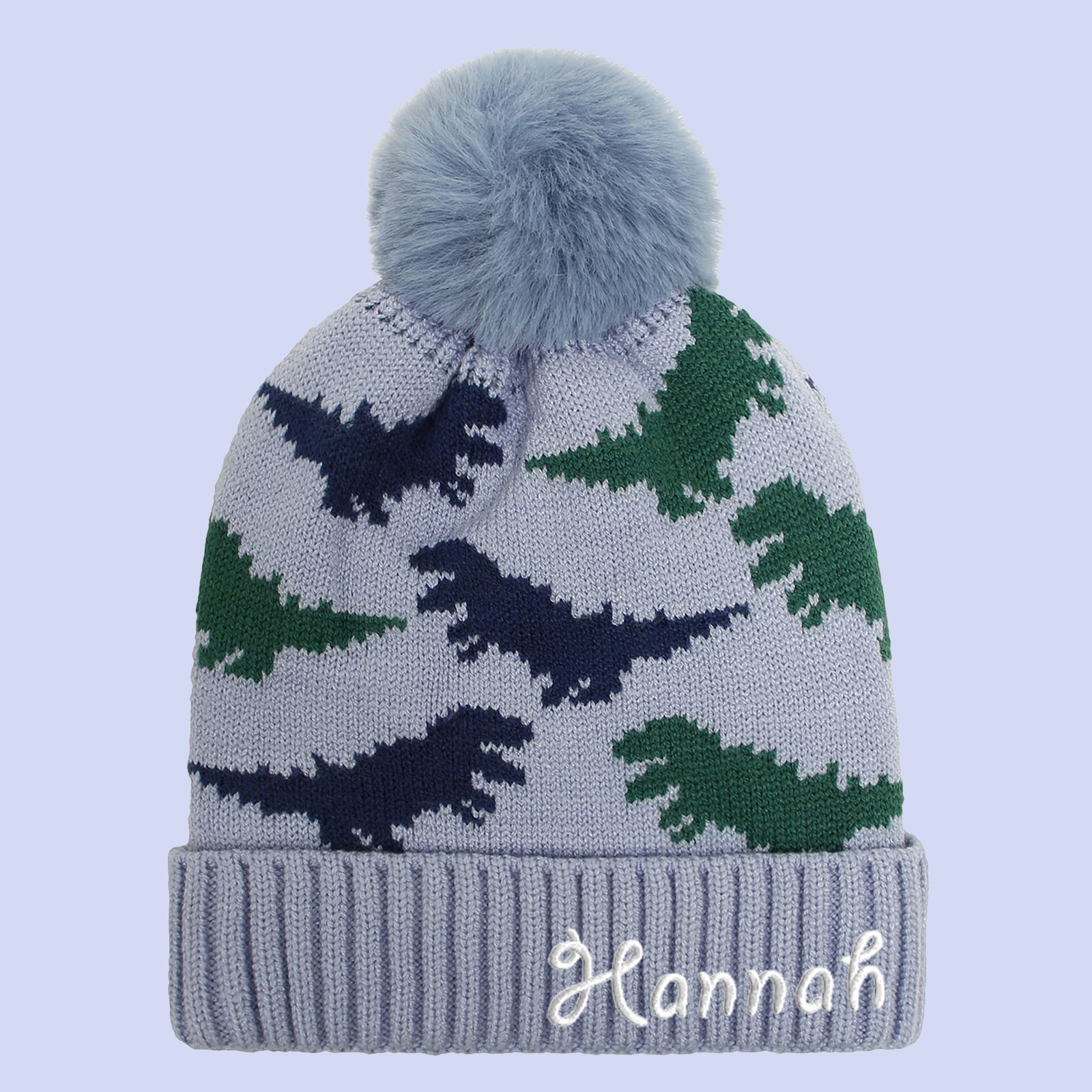 Personalized Embroidery Kid Dinosaur Hat and Scarf for Comfort & Unique | HSKid12
