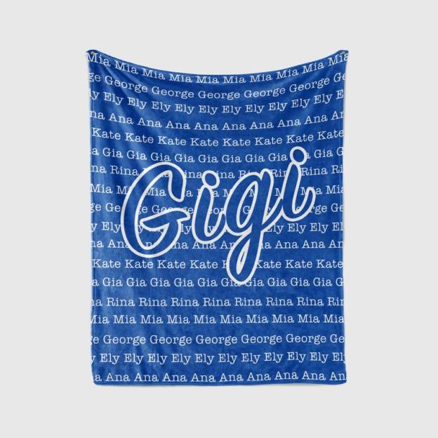 Personalized Family Name Blanket for Comfort & Unique | BKName01