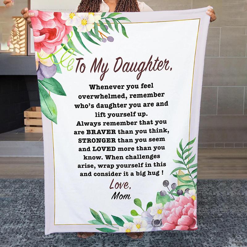 Personalized Love Letter Blanket for Comfort & Unique | BKletter01