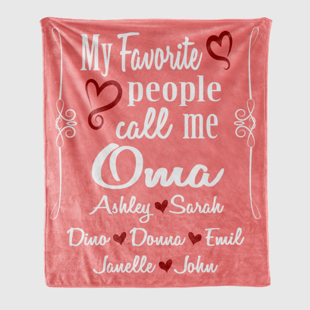 Personalized Family Name Blanket for Comfort & Unique | BKName08