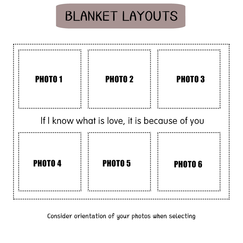 Personalized Memorial Photo Blanket for Comfort & Unique | BKphoto11