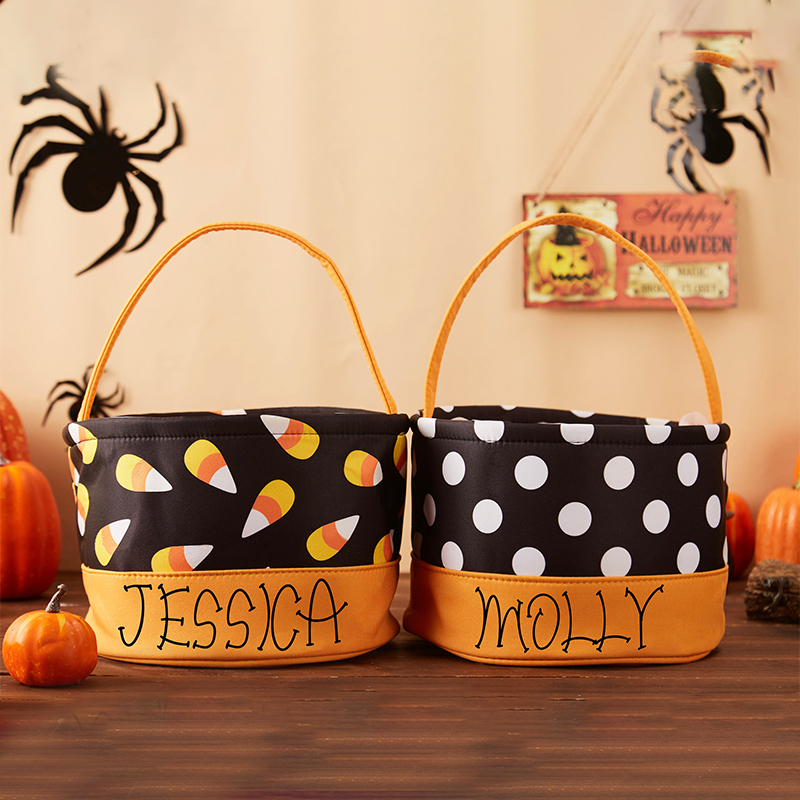 Personalized Name Halloween Bucket | CWHalloween01