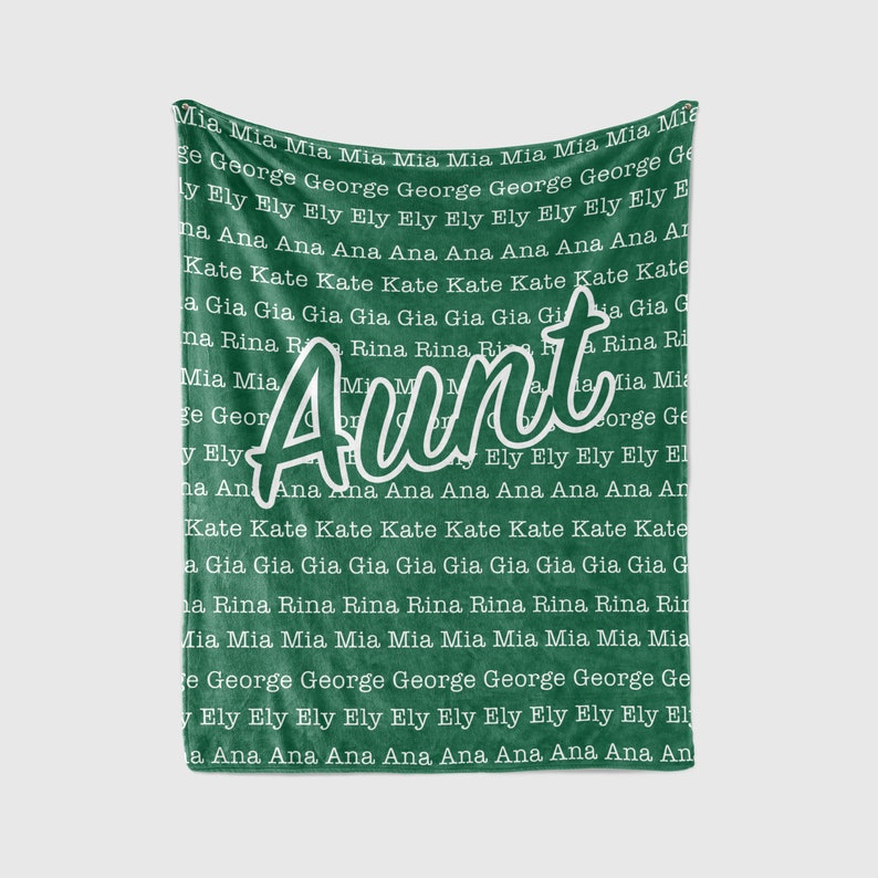 Personalized Family Name Blanket for Comfort & Unique | BKName01