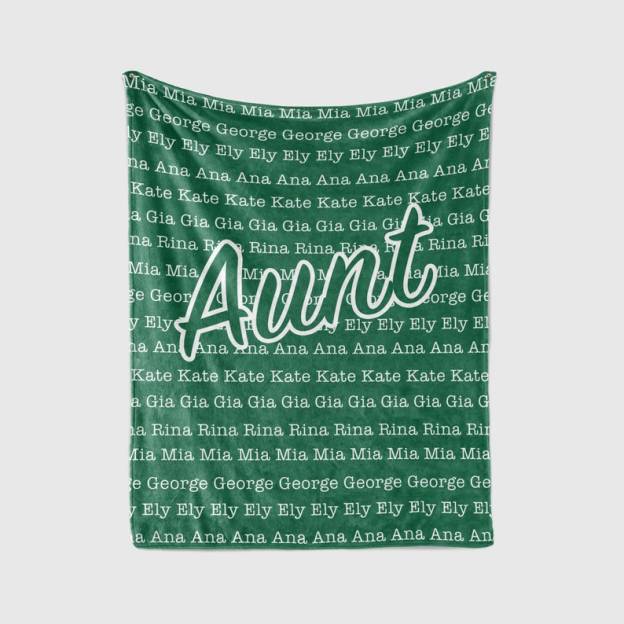 Personalized Family Name Blanket for Comfort & Unique | BKName01