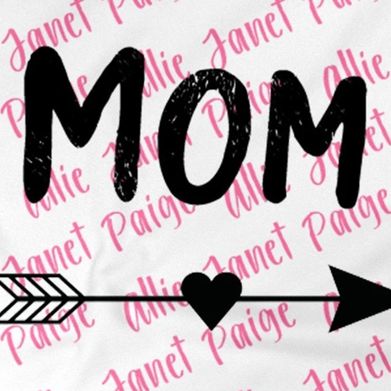 Personalized Love Mom Blanket for Comfort & Unique | CWMom10