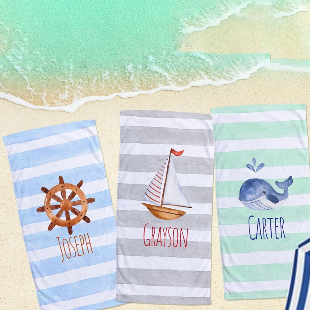 Personalized Lovely Kid Towel for Summer & Beach | CWTowel25
