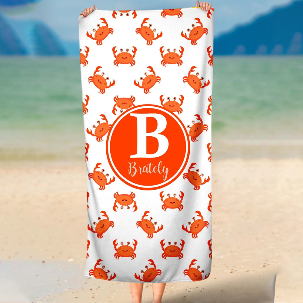 Personalized Lovely Kid Towel for Summer & Beach | CWTowel26