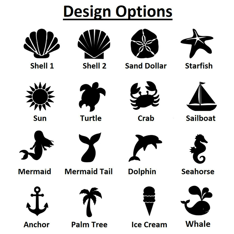 Personalized Seashell Zipper Mesh Beach Bag | CWBeach01