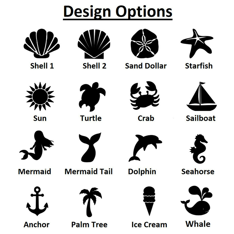 Personalized Seashell Zipper Mesh Beach Bag | CWBeach01