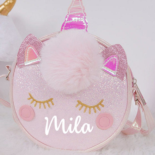 Personalized Kid's Unicorn Cute Crossbody Bag| CWPack10