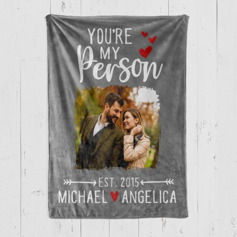 Personalized Anniversary Blanket for Comfort & Unique | BKAN012