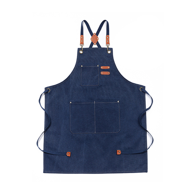 Personalized Name on Canvas Apron with Pockets for Unisex Adult | Apro