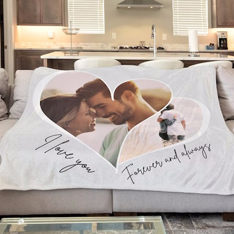 Personalized Memorial Photo Blanket for Comfort & Unique | BKphoto17