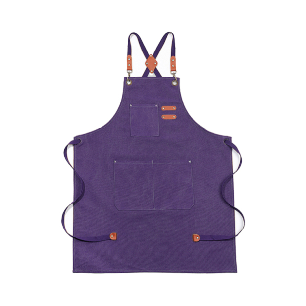 Personalized Name on Canvas Apron with Pockets for Unisex Adult | Apro