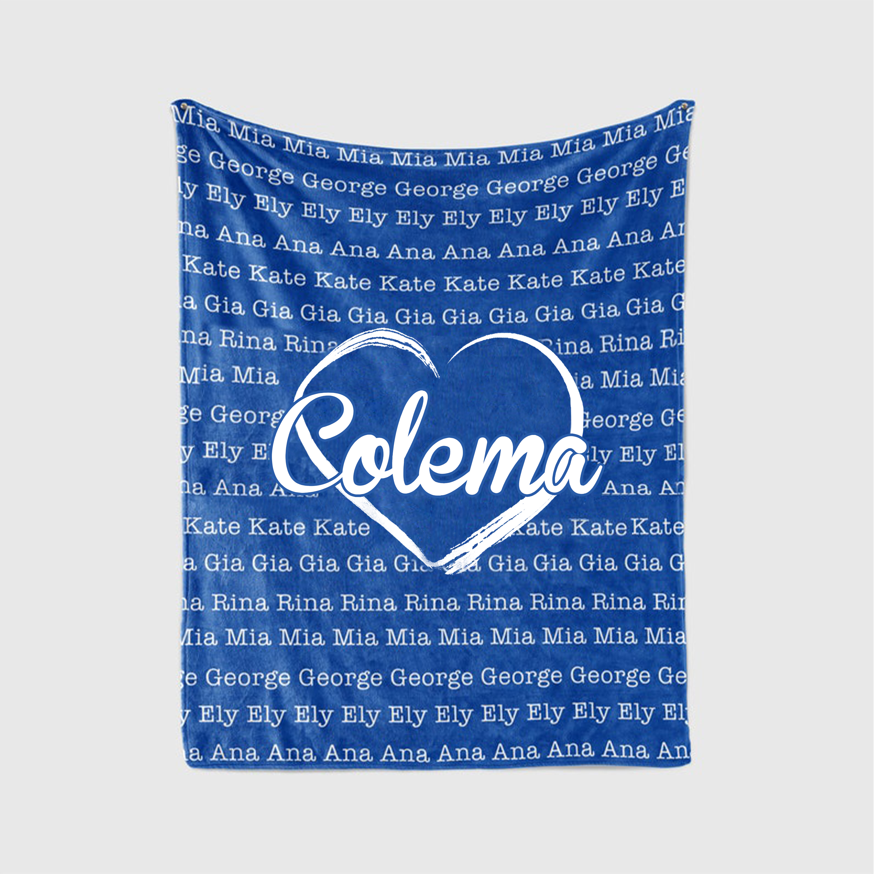 Personalized Family Name Blanket for Comfort & Unique | BKName10