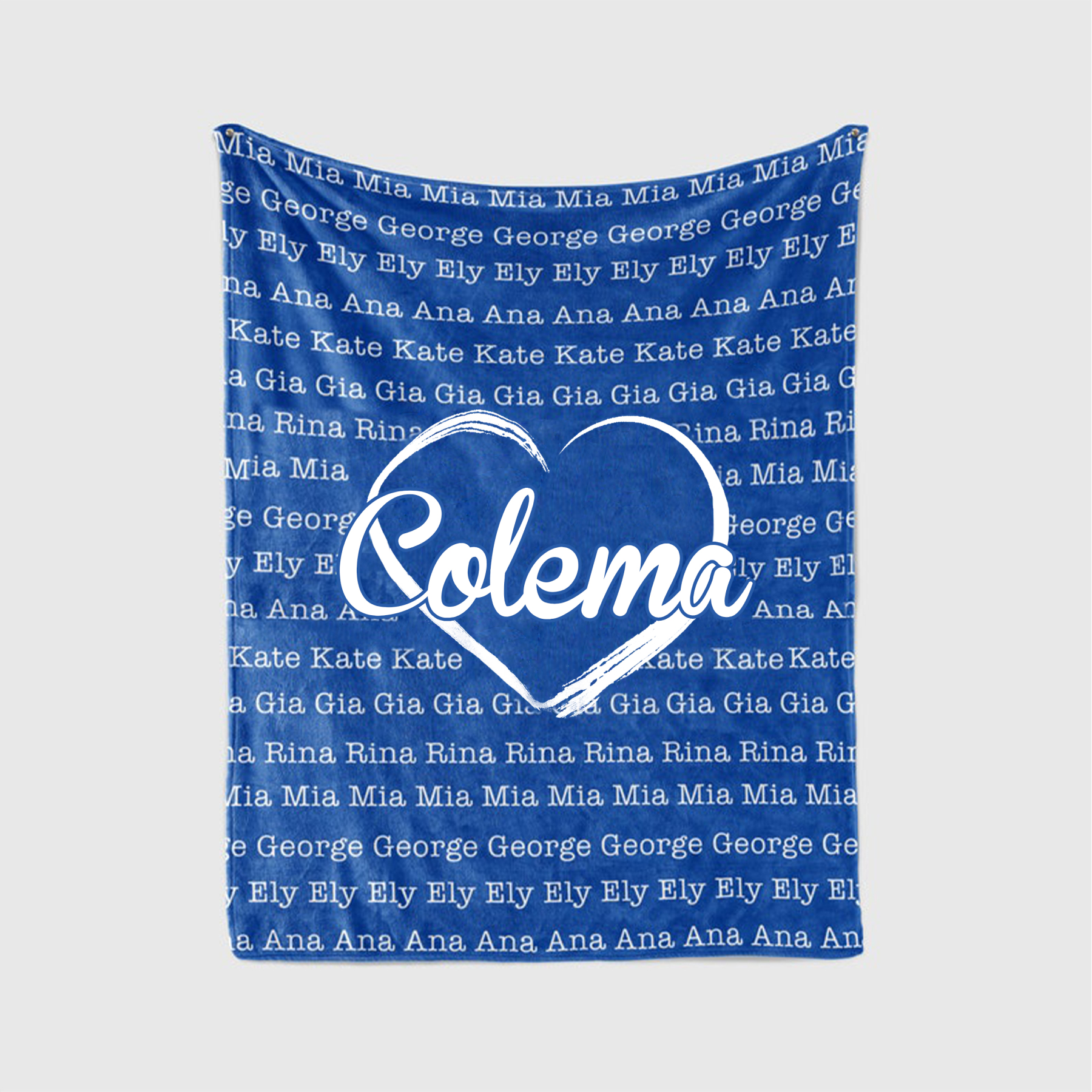 Personalized Family Name Blanket for Comfort & Unique | BKName10