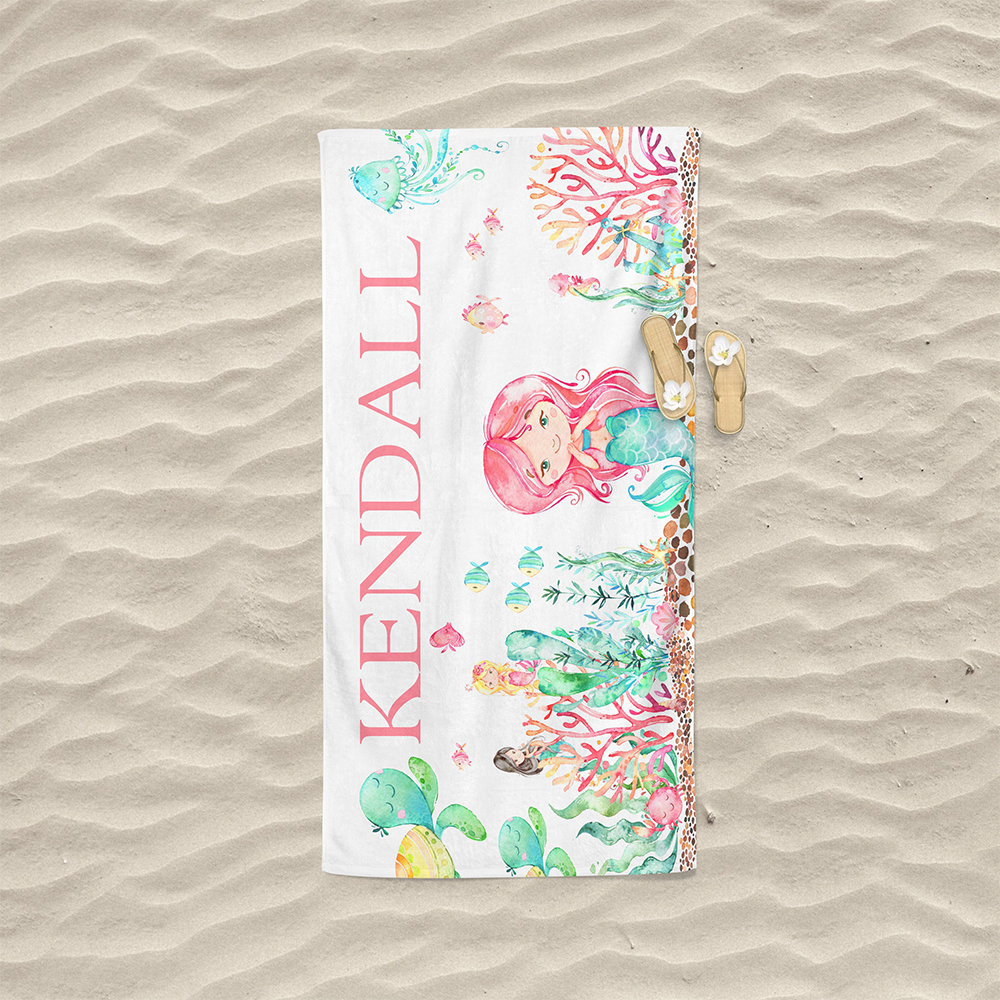 Personalized Lovely Kid Towel for Summer & Beach | CWTowel13