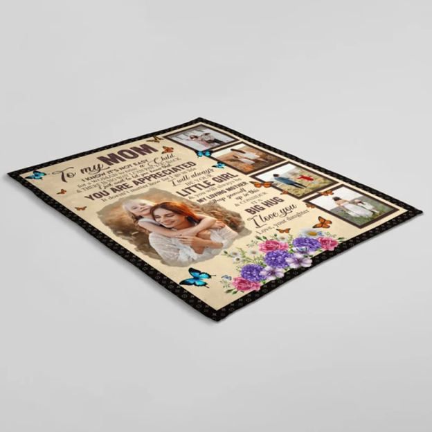 Personalized Love Mom Blanket for Comfort & Unique | CWMom07