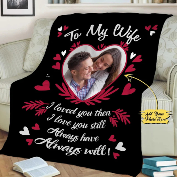 Personalized Memorial Photo Blanket for Comfort & Unique | BKPhoto22