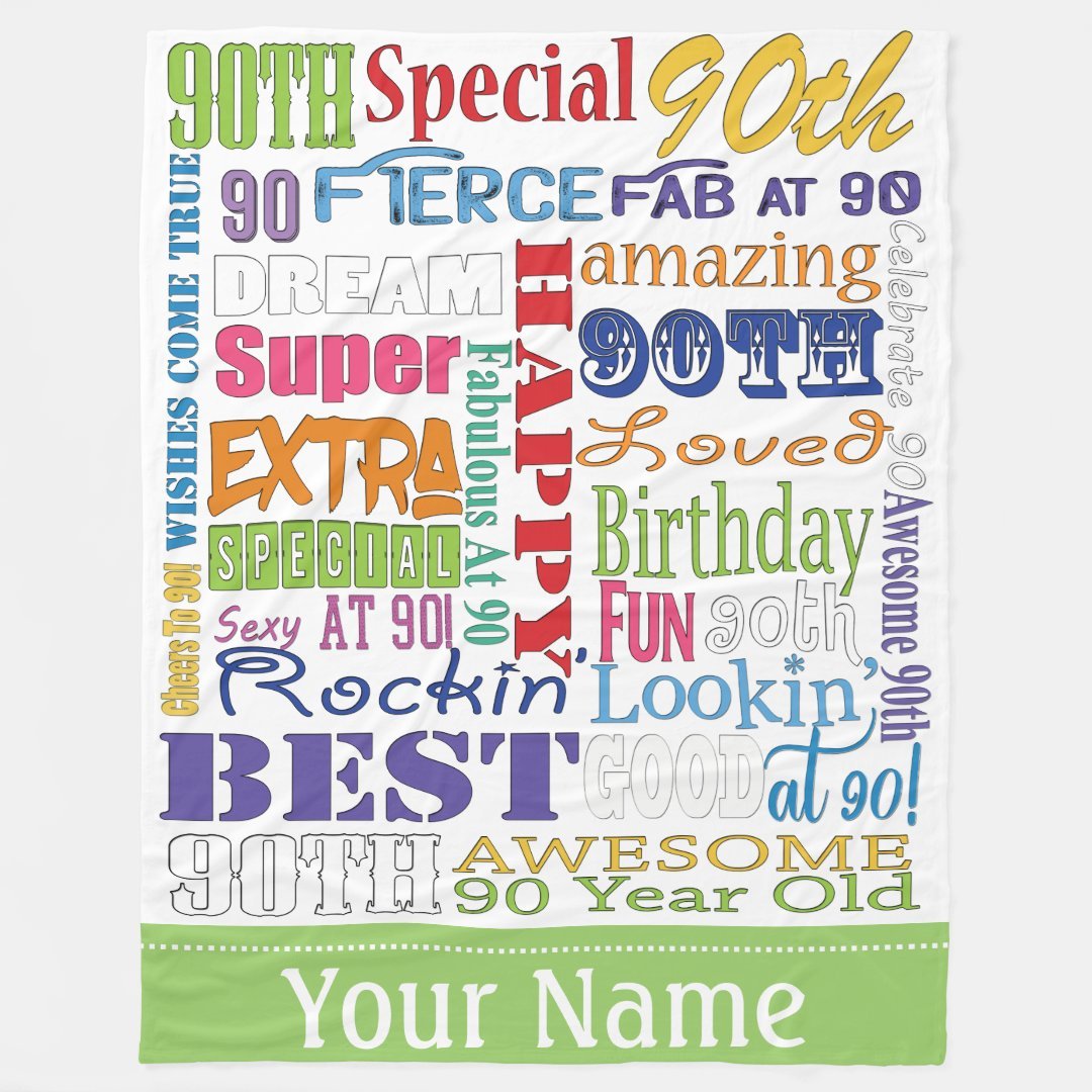 Personalized Happy Birthday Blanket for Comfort & Unique | BKBirth01